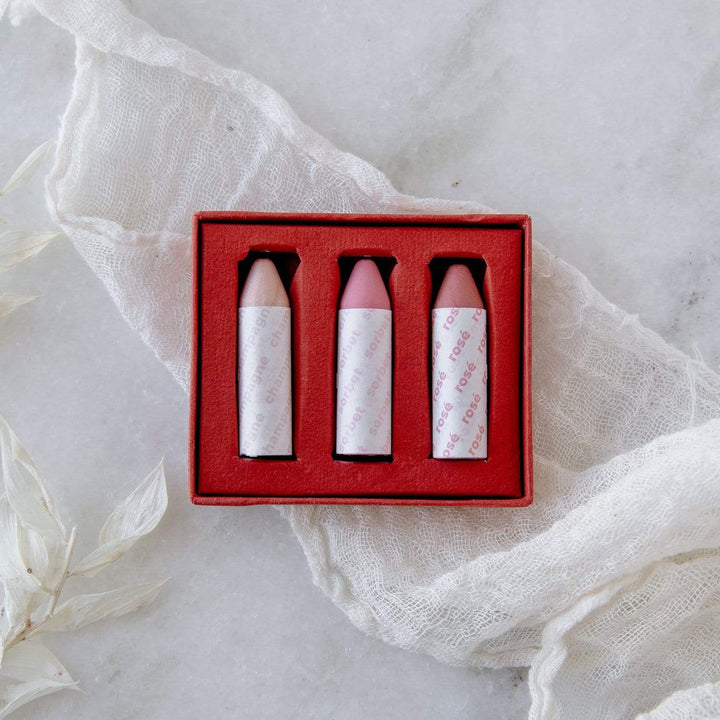 Multi-Use Balmie Set of 3- Zero Waste Makeup, Vegan, 3-in-1 Multi-Use, .12 oz.