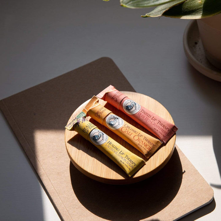 Lip Therapy Balm - Zero Waste Lip Balm, Plastic Free, Organic, Multiple Flavors