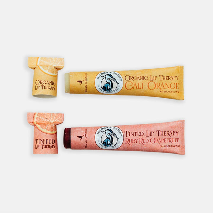 Lip Therapy Balm - Zero Waste Lip Balm, Plastic Free, Organic, Multiple Flavors