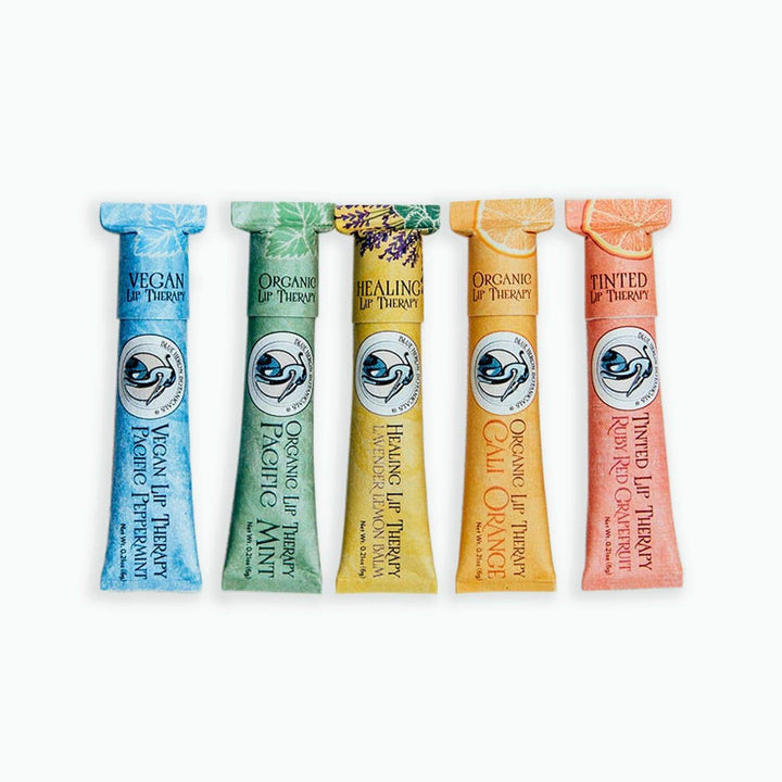 Lip Therapy Balm - Zero Waste Lip Balm, Plastic Free, Organic, Multiple Flavors