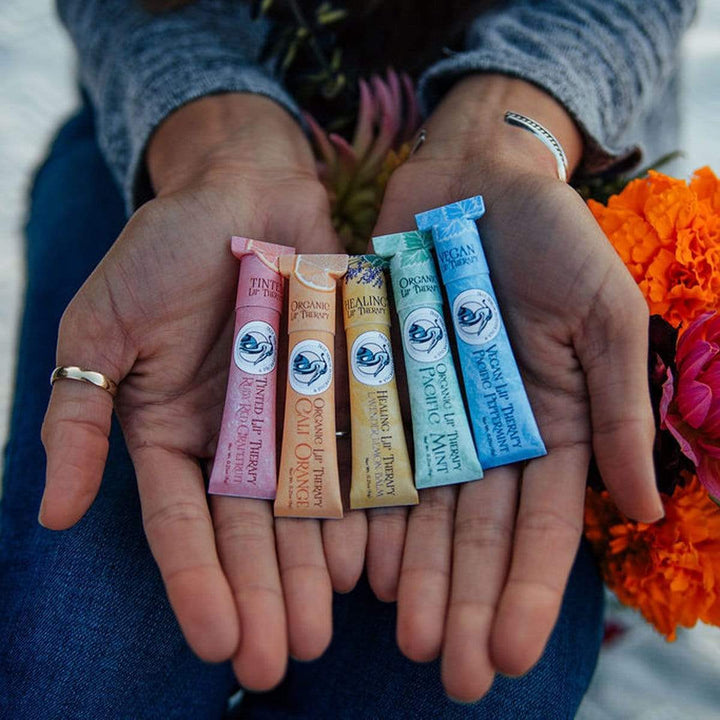 Lip Therapy Balm - Zero Waste Lip Balm, Plastic Free, Organic, Multiple Flavors