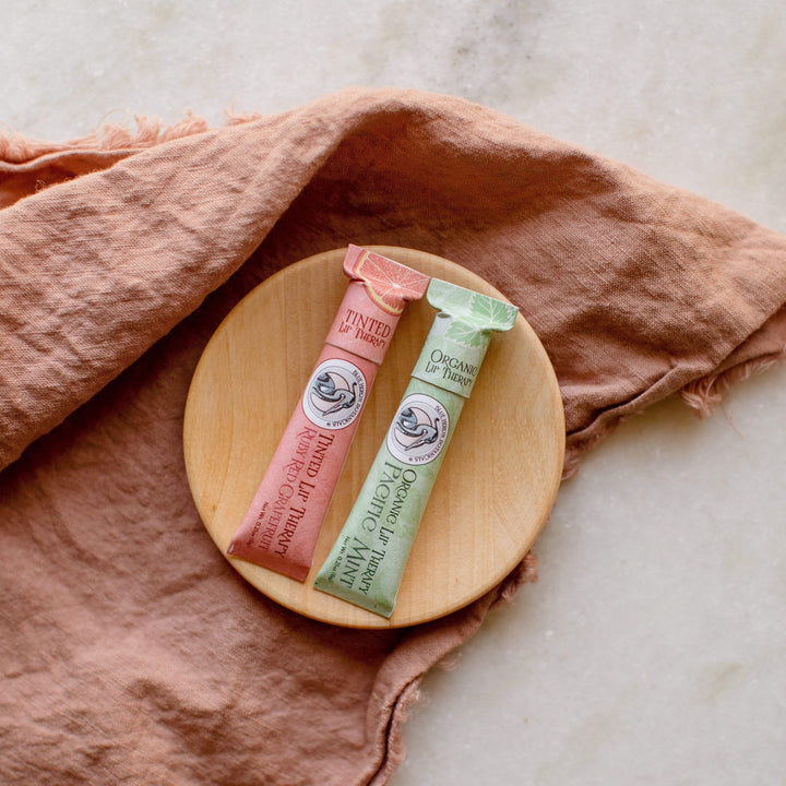 Lip Therapy Balm - Zero Waste Lip Balm, Plastic Free, Organic, Multiple Flavors