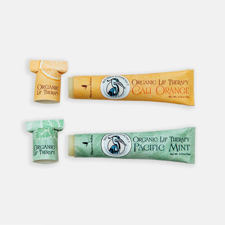 Lip Therapy Balm - Zero Waste Lip Balm, Plastic Free, Organic, Multiple Flavors