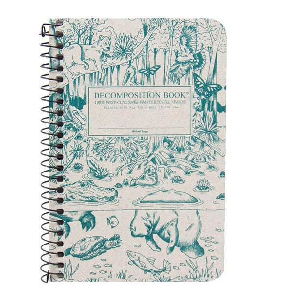 Pocket Sized Spiral Decomposition Notebook