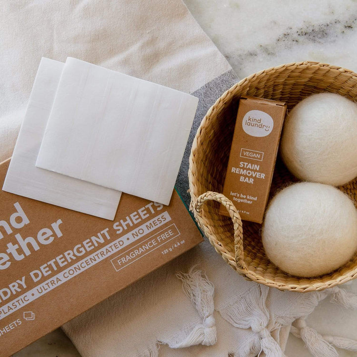 Wool Dryer Ball Bundle - Zero Waste Laundry, Plastic Free