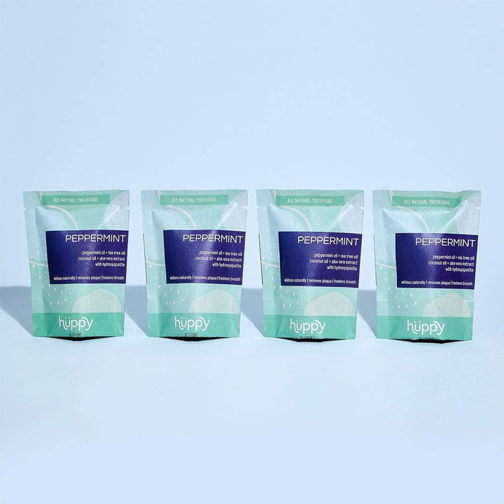 Toothpaste Tablets Refill - Zero Waste Toothpaste - All-Natural, Plastic Free, Compostable, 62 - 248 ct.