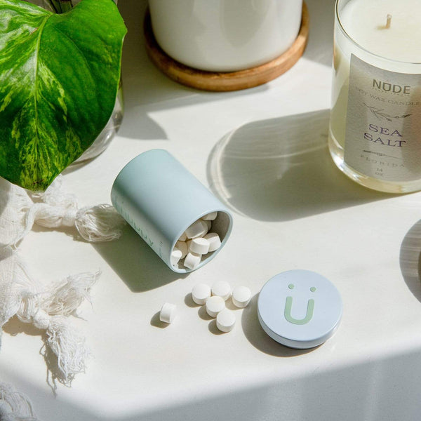 Toothpaste Tablets - Zero Waste Toothpaste - All-Natural, Plastic Free, Refillable, 62 ct.