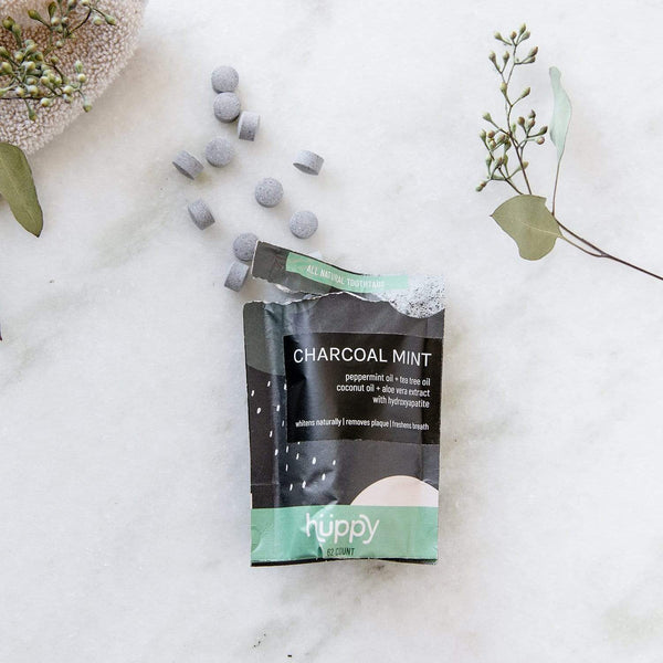 Toothpaste Tablets Refill - Zero Waste Toothpaste - All-Natural, Plastic Free, Compostable, 62 - 248 ct.