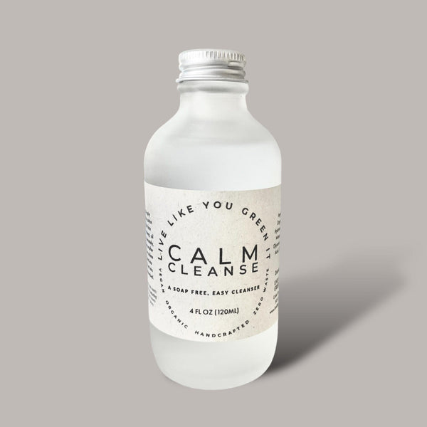 Calm Cleanse Gentle Face Wash and Toner + Hyaluronic Acid, Micellar Water, and Organic Rose