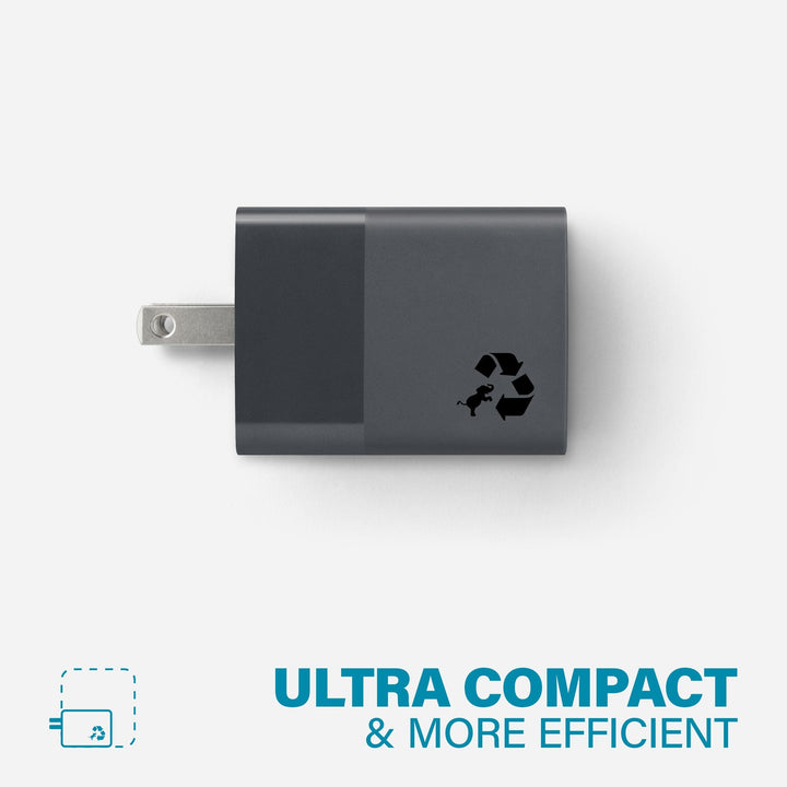 Recycled Mini Plus Wall Charger