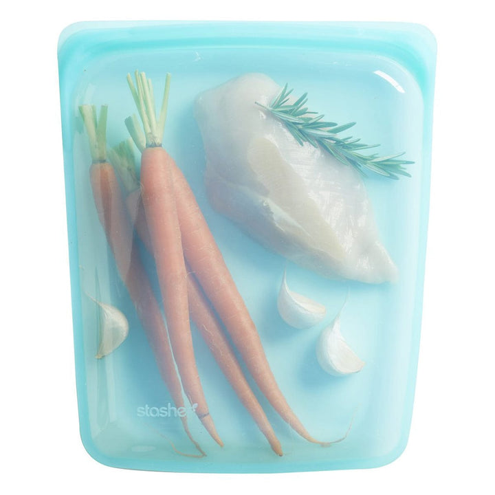 Reusable Silicone Half Gallon Bag - 3 Colors