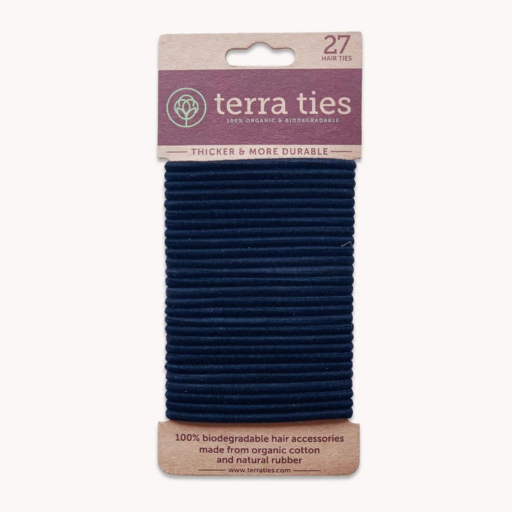 Terra Ties Hair Ties - Biodegradable Hair Ties, Plastic-Free