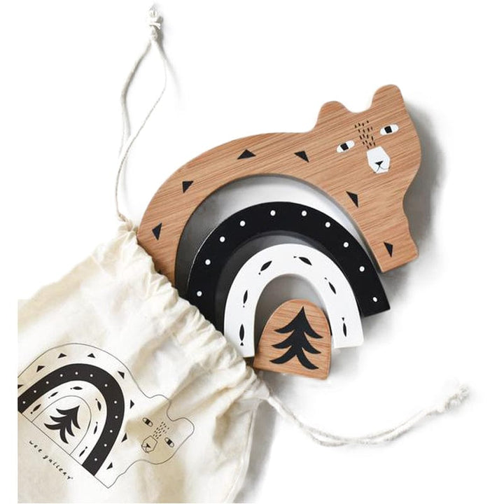 Wee Gallery, Inc. Bamboo Nesting Bear Toy