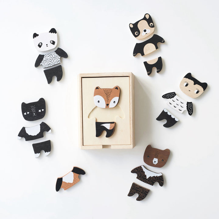 Wee Gallery, Inc. Mix & Match Animal Tiles
