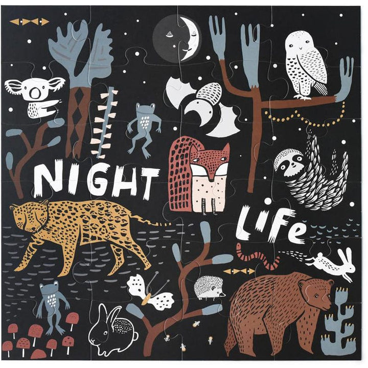 Wee Gallery, Inc. Night Life Kids Floor Puzzle