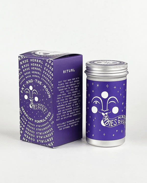 Babies Healing Dust - Diaper Powder, Vegan, Organic, Talc-Free, 2 oz.