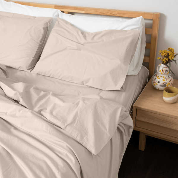 Sustainable Cool & Crisp Percale Duvet Set